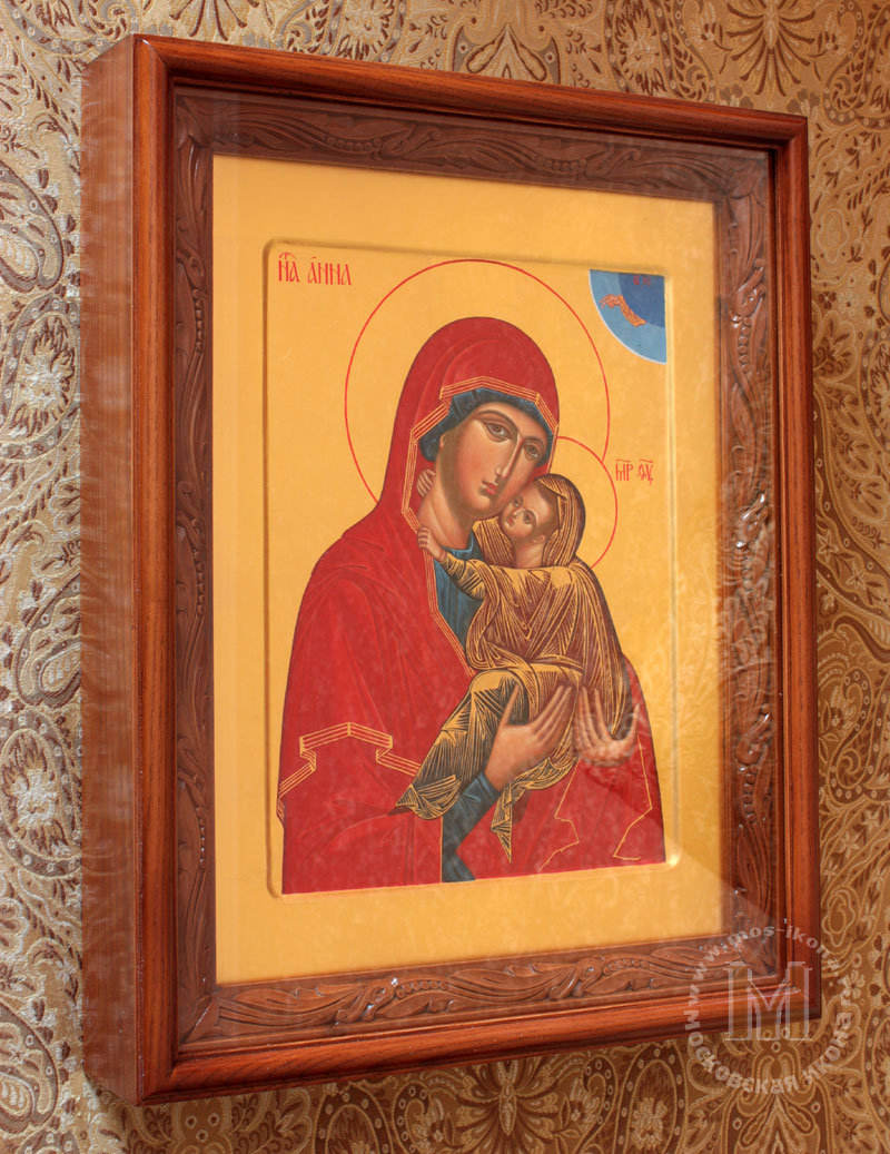 Святая Анна мать Пресвятой Богородицы с младенцем Марией. 