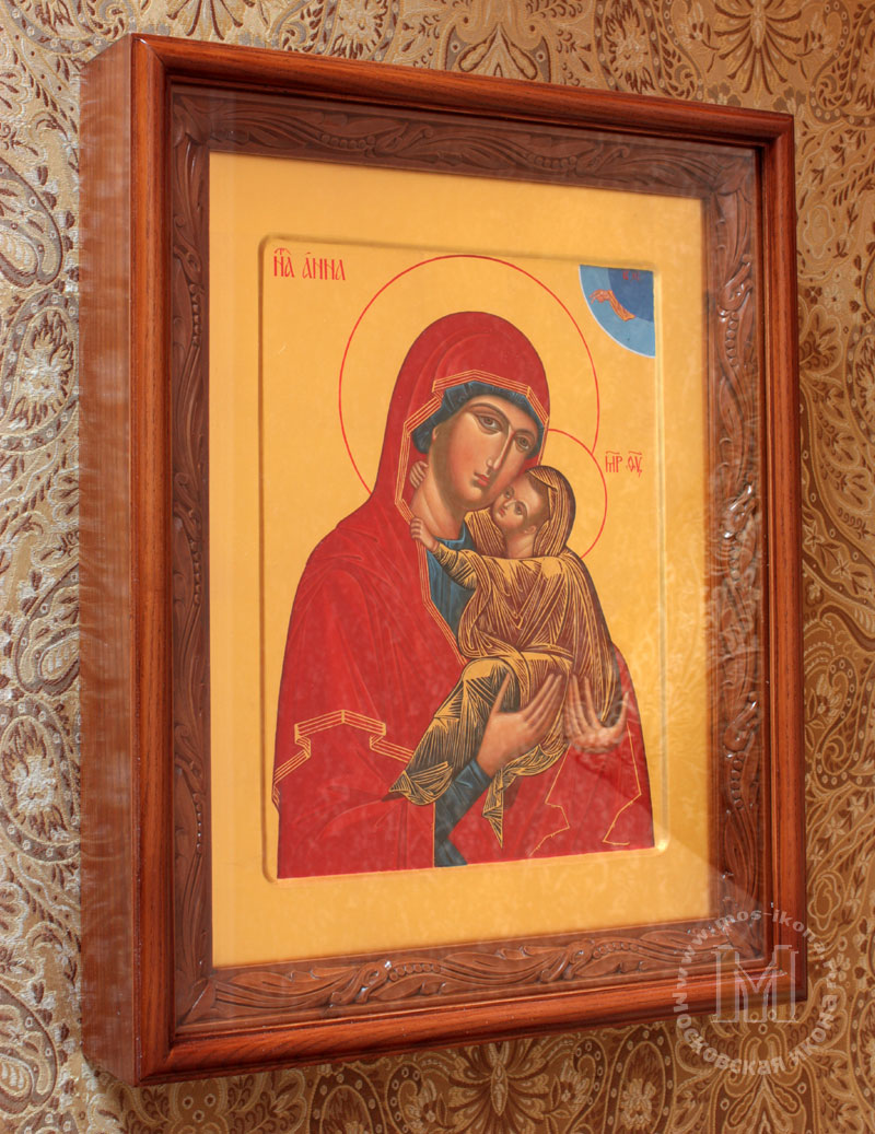 Святая Анна мать Пресвятой Богородицы с младенцем Марией. Святая Анна мать Пресвятой Богородицы с младенцем Марией.