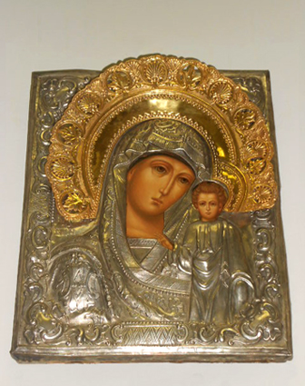 Икона Казанской Божией Матери кон. 19 - нач. 20 века