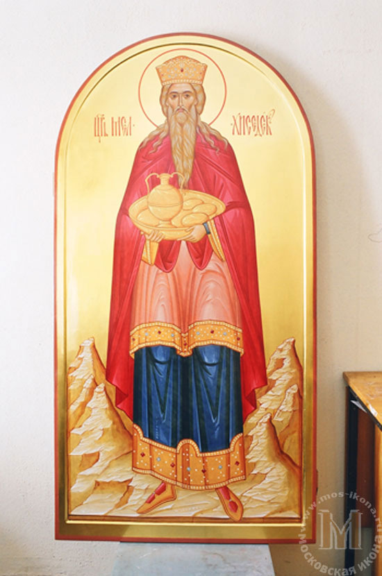 Св. пророк Мелхиседек. Диаконская дверь .Автор Дмитрий   2003г