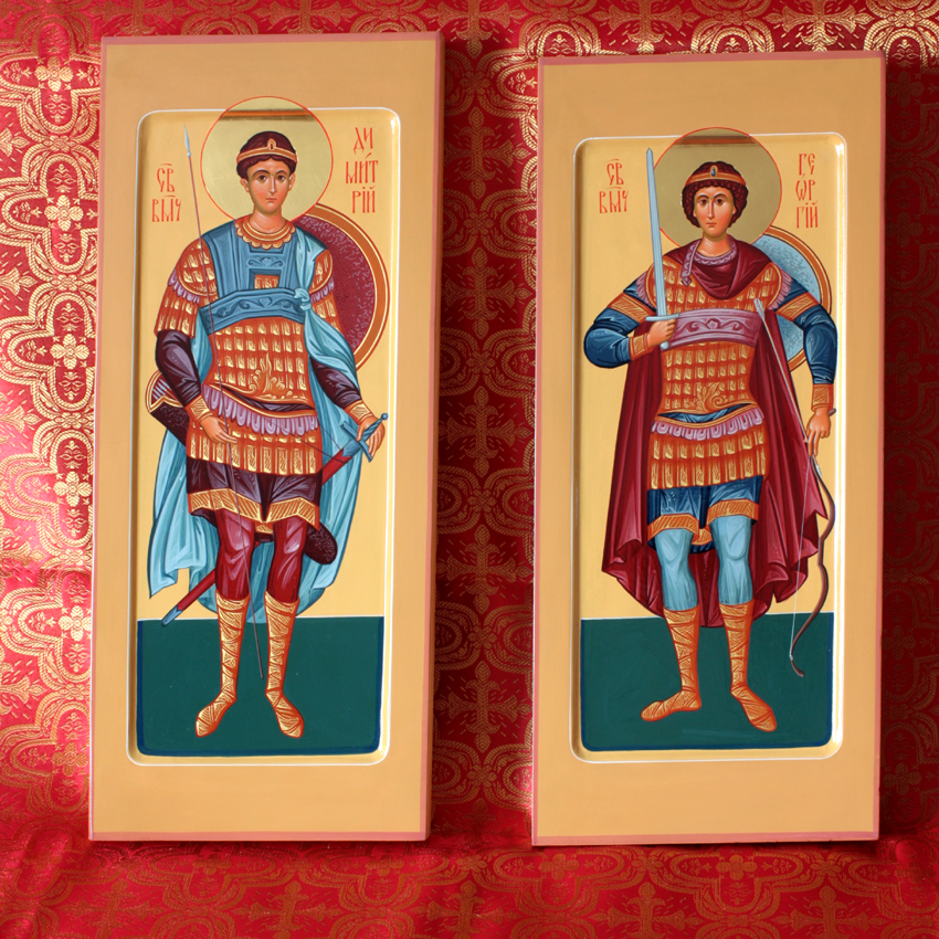 св. Дмитрий Солунский и св. Георгий св. Дмитрий Солунский и св. Георгий